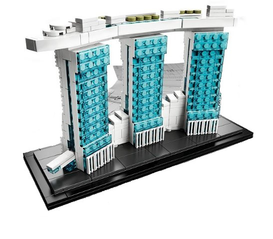 LEGO Architecture Marina Bay Sands 21021 NEW PARTS - 99.99% Complete