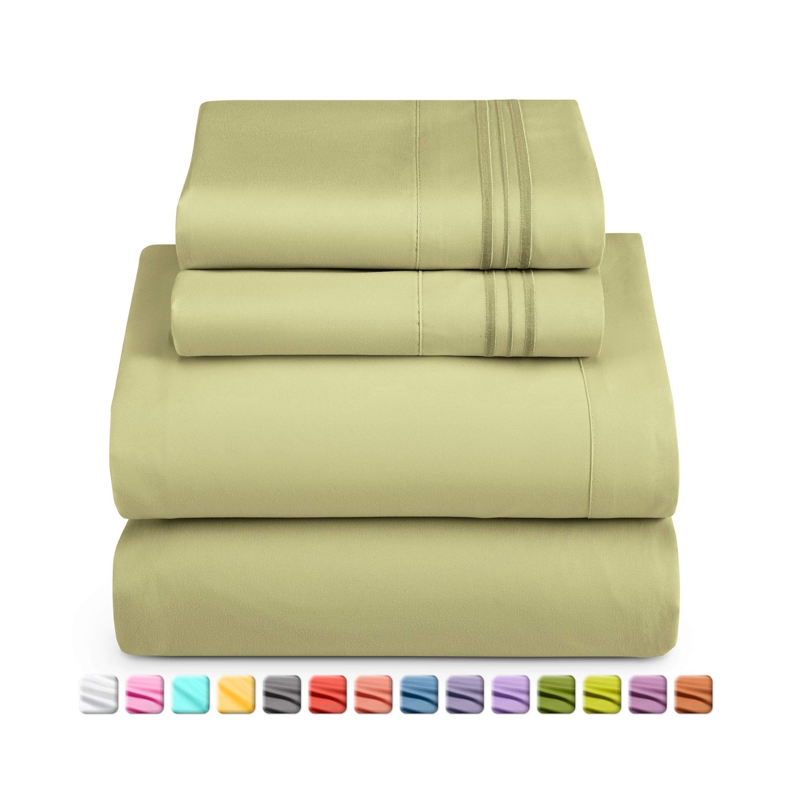 Double Brushed Full XL Bed Sheets Extra 