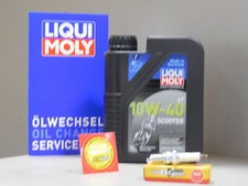 Wartungs Set Honda CH 125 Spacy Öl Zündkerze Service Inspektion 