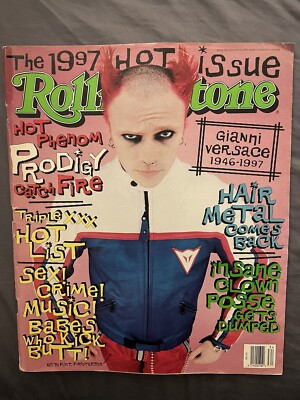 Vintage Rolling Stone Magazine August 21 1997 Prodigy Keith Flint