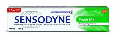 Sensodyne Sensitive Fresh Mint Zahnpasta - 150gm + SCHNELLER Versand (3er Pack)