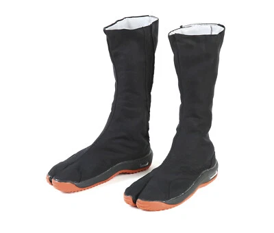 MARUGO Japanischer Jika Tabi Schuh “ Air Jog 12”, schwarz