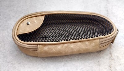VINTAGE Straußenleder Brillenetui von NOREVE SUN TROPEZ