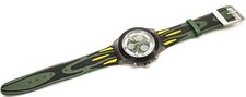SWATCH IRONY DIAPHANE CHRONO 2007 - SVCM4004 - Jaune Seconde - NEUF -