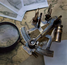 Maritime Sextant Nautical Navigational Instrument Sailor Boat Compass Gift f Dad