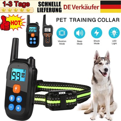 Antibell Elektro Pet Dog Training E-Halsband Anti-Bark Obedience Stromschlag DHL