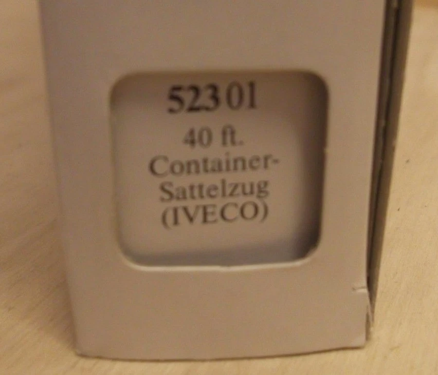 WIKING H0 523 01 Iveco Turbo Star Contenitore-Sz " Tedesco Afrika-Linien " Neu - Immagine 3 di 3