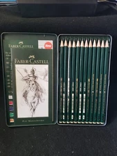 Faber-Castell 9000 Graphite Sketch Pencil Sets Art  - 8B to 2H - Set of 12