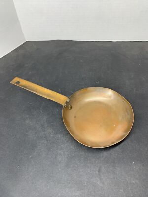 Vintage 6  Copper Pan, Homemade?