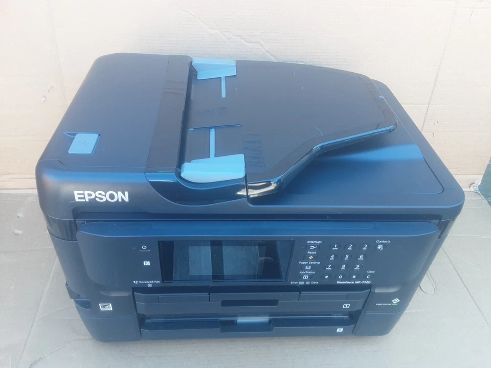 Epson WorkForce WF-7720DTWF Print+Scan+Copy, +Fax A3 Wi-Fi Printer + TRAY - Image 3 of 4