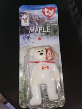 Maple The Bear -1999 McDonald's Ty Beanie Baby With Rare Errors 1993/OAKBROOK