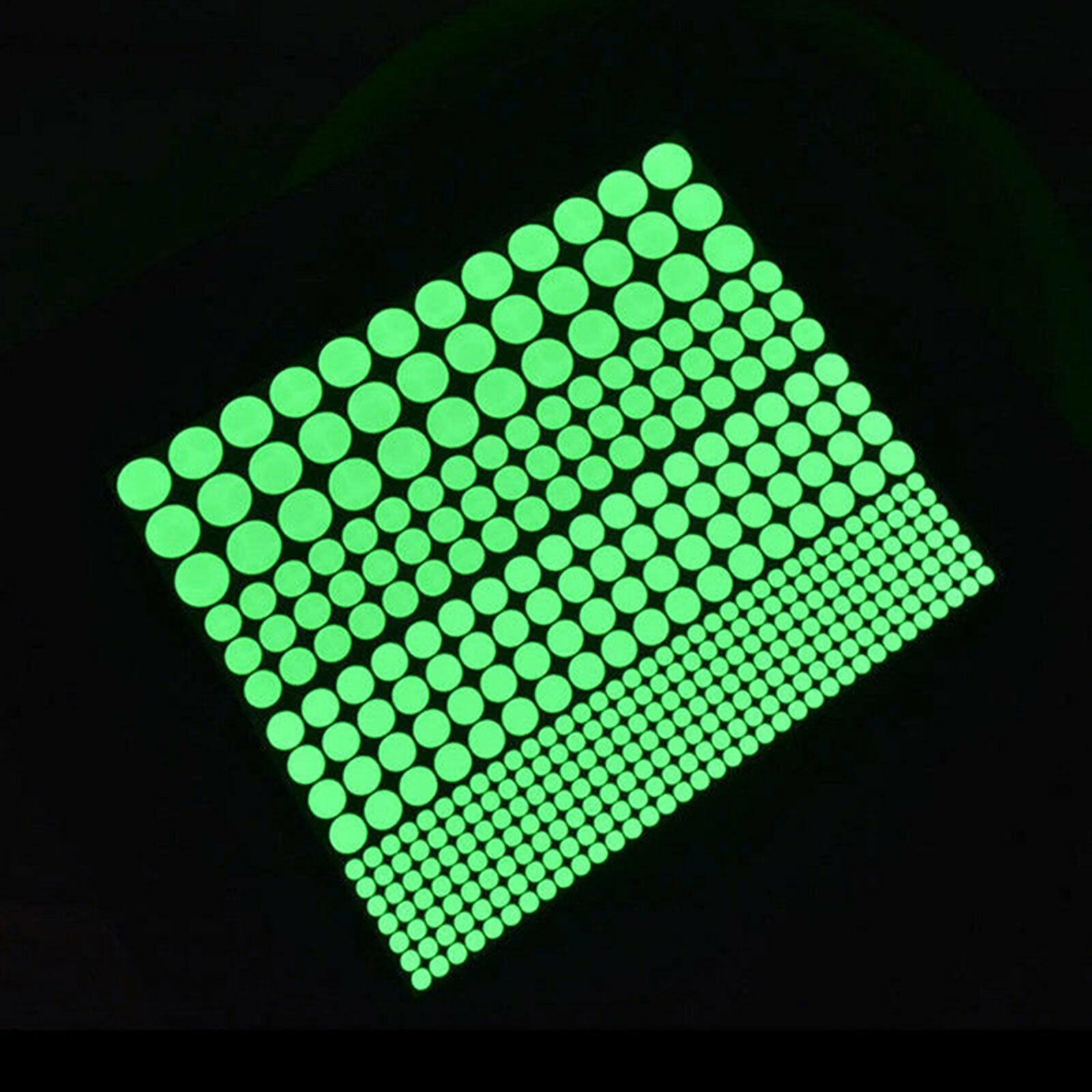 407Pcs Luminous Dot Wall Stickers Glow Darkness Light Decoration Surprise Gift
