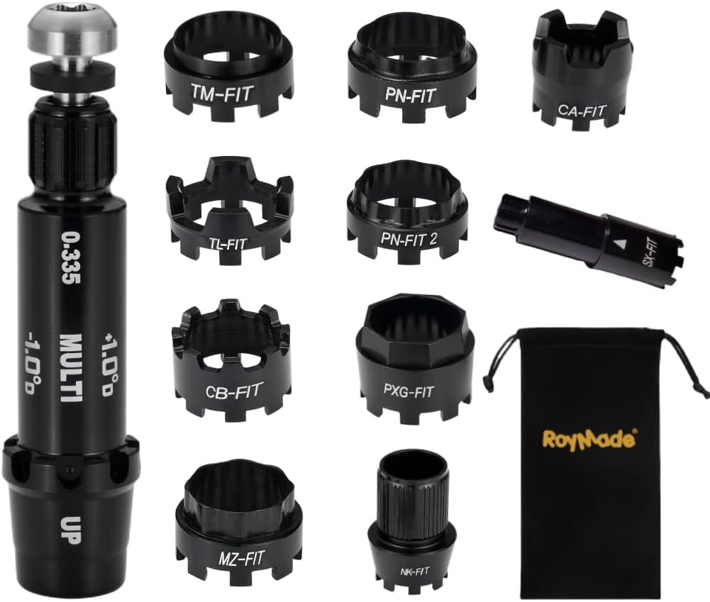 ROYMADE Golf Shaft All Fit Adapter Sleeve with 10pcs Rings