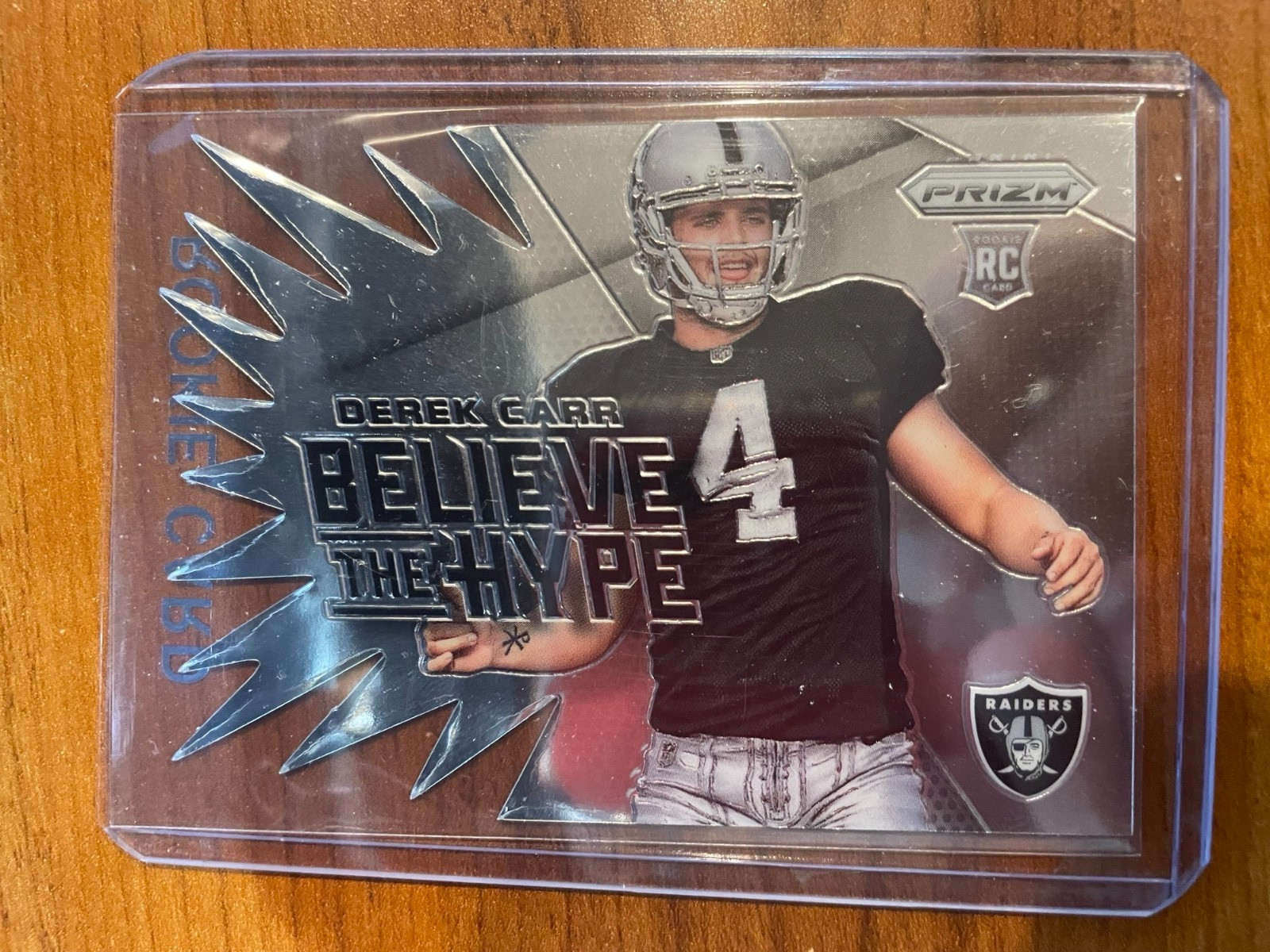 2014 Prizm Believe the Hype Derek Carr RC #BH15 SP