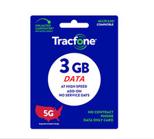 TracFone 3GB Data Add on Direct Digital Refill Same Day Delivery Phone Needed
