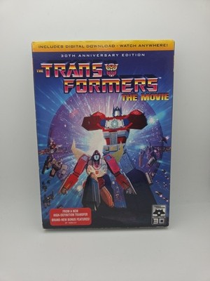Transformers The Movie 30th Anniversary Edition DVD Animated Feature BinE