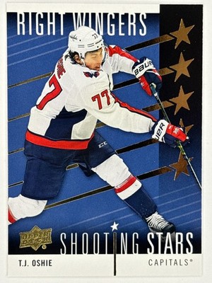 2019-20 UD Series 1 T.J. Oshie Shooting Stars #SSC-7 Washington Capitals