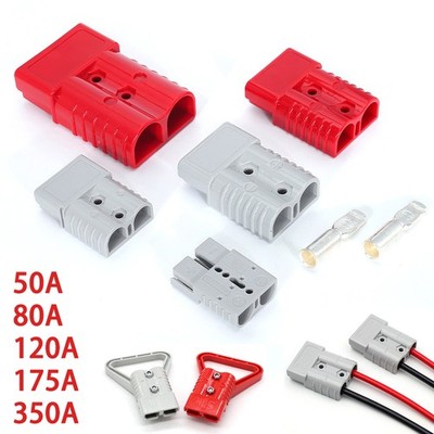 For Anderson Plug Cable Terminal Battery Power Connector 50A 80A 120A 175A 350A