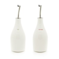 Keith Brymer Jones ÖL- & Essigflaschen-Set 300Ml Porzellan Mit AusgießEr