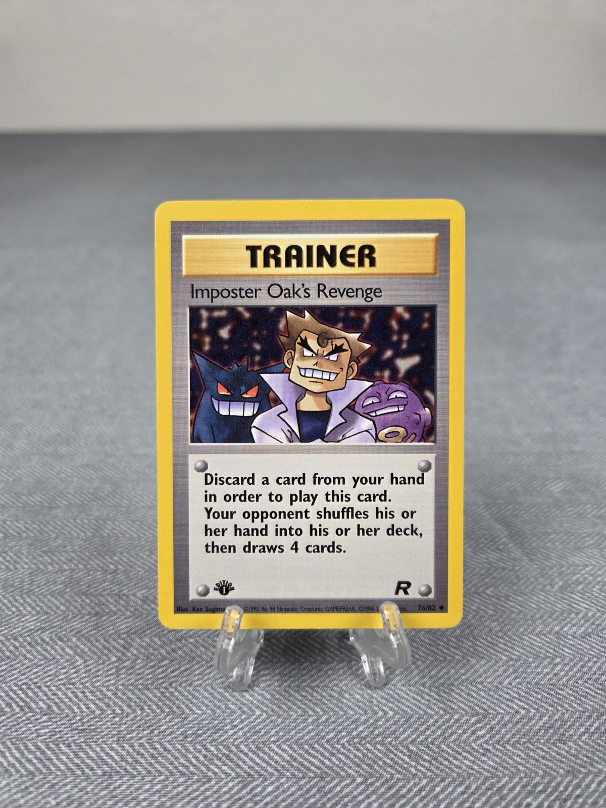 Pokémon TCG : Imposter Oak's Revenge - Team Rocket 1st Edition 76/82 Non Holo NM