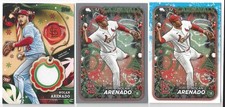 Nolan Arenado 2024 Topps Holiday Relic #RC-NA, H139 Silver + Base