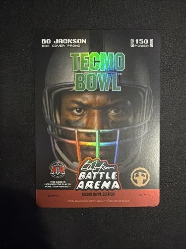 2026 Bo Jackson Battle Arena Tecmo Bowl National NSCC Box Cover Promo Art BCPRO