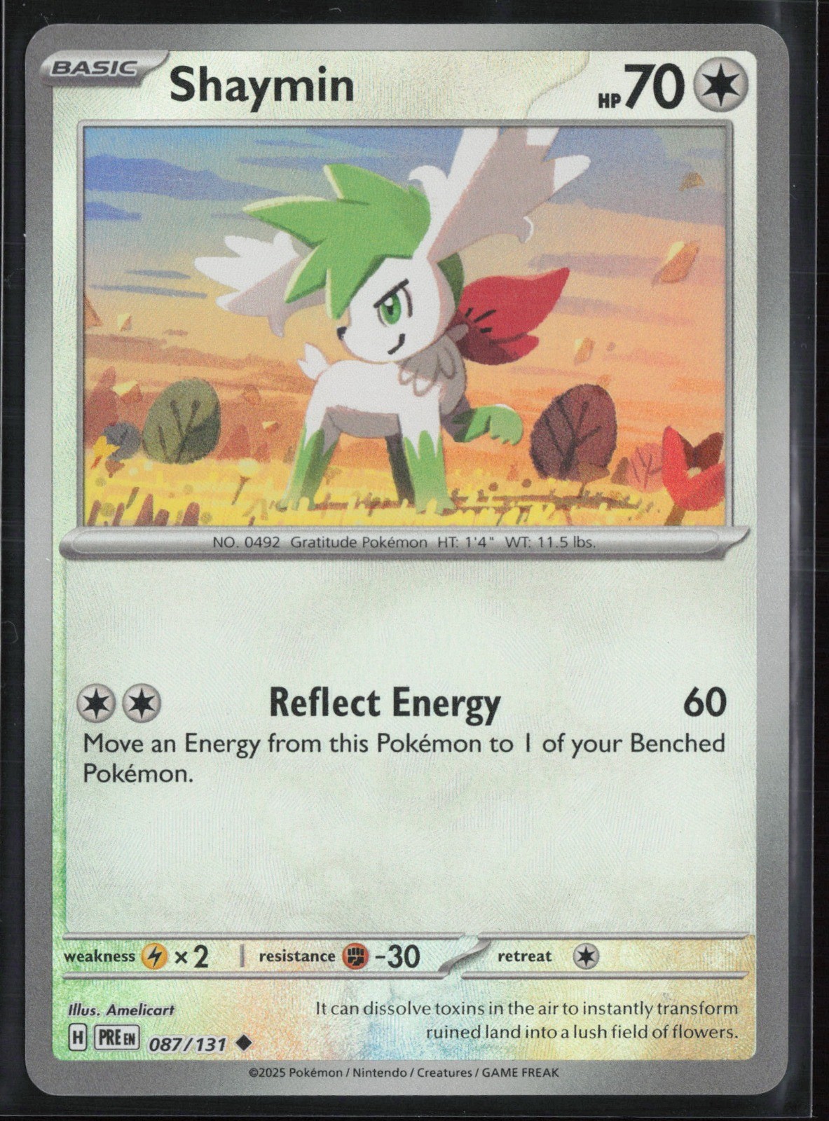 Shaymin (Master Ball Pattern) 087/131 - SV: Prismatic Evolutions - NM