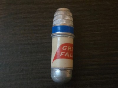 Vintage Great Falls Fine Beer Sewing Kit Thimble Thread Holder Breweriana