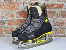 Adidas Fluorescent Stripes Hockey Skates Size 9 Vintage