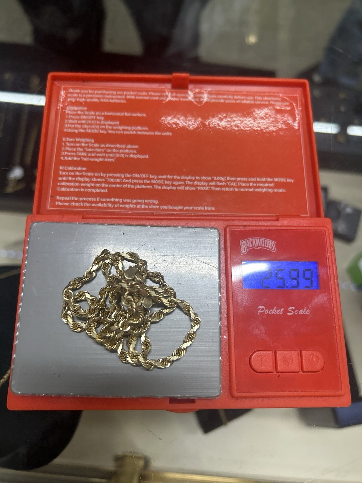 rope chain 14k solid gold - image 3