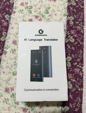 GANODS GH-80B Handheld AI Translator Black, Voice, Photo, German English