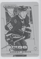 2013-14 Panini Prizm Printing Plate Black 1/1 Chris Terry #218 0c3