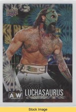 2021 Upper Deck AEW All Elite Wrestling Pyro Luchasaurus #46 READ 2k4