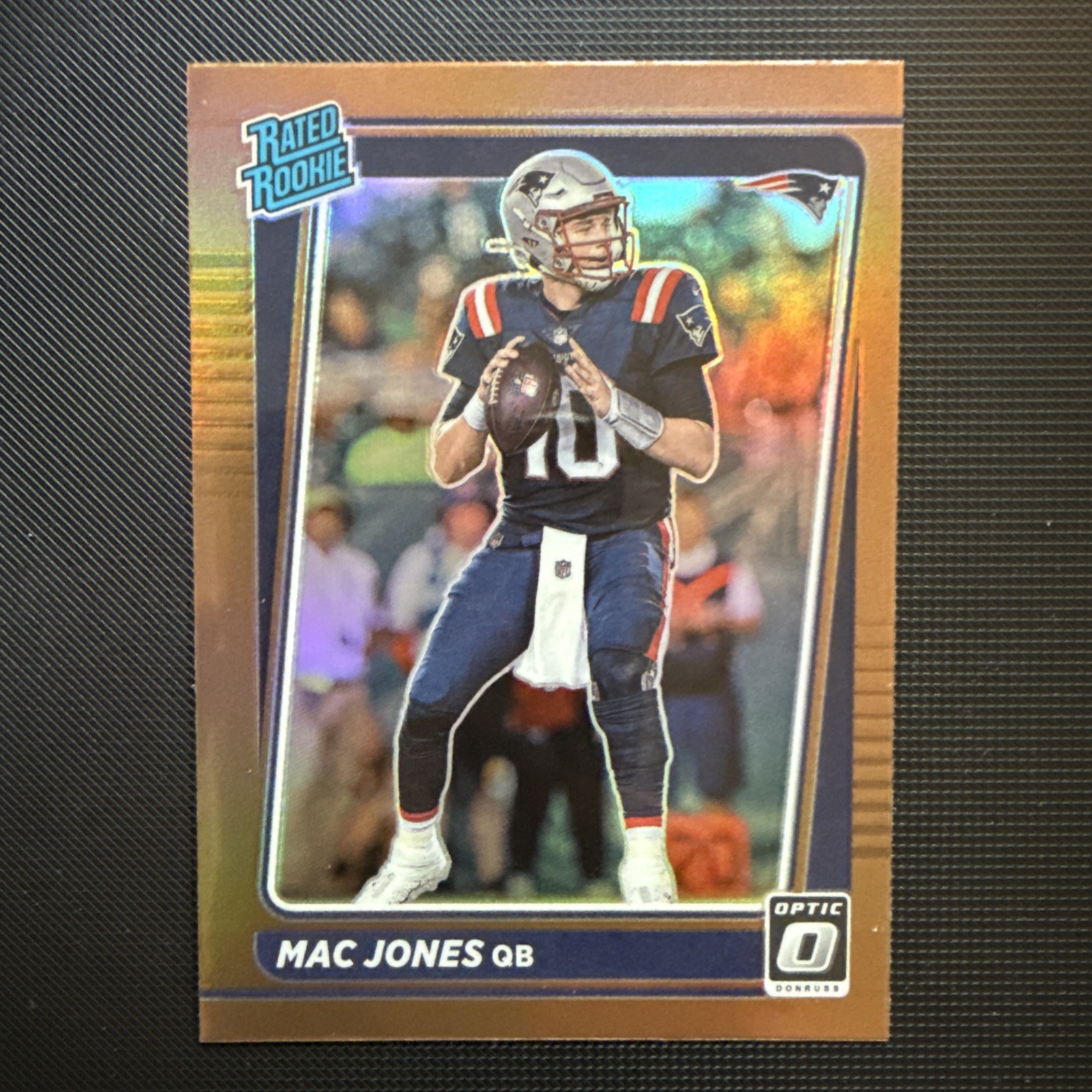 2021 Donruss Optic MAC JONES Rated Rookies Bronze RC Patriots 49ers #206