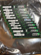 Lot of 11 Micron 32GB 4DRx4 PC4-2133P LRDIMM Server Memory MTA72ASS4G72LZ