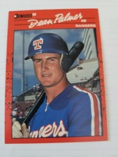 Dean Palmer 1990 Donruss Rookie Card Texas Rangers