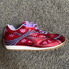 Bottega Veneta Orbit Sneaker Fishnet Merlot Vapor Low Top Lace Up NWB