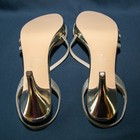 I. MILLER Womens Gold Nalda Platino Rhinestone Heel Shoes Sz 8.5M - NEW IN BOX — photo 9
