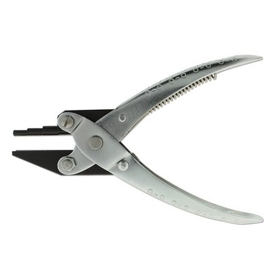 The Beadsmith 3-Step Round and Concave Nose Parallel Plier, Loops 3, 4, 5mm, 5.5