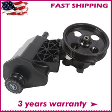 For 2002-2007 Dodge Ram 1500 Power Steering Pump W Reservoir Pulley