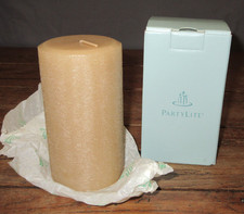 Partylite C05425 Heirloom Pearls 5" Pillar Candle NOS