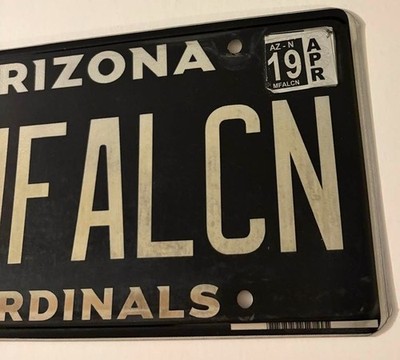 MFALCN Vanity License Plate Star Wars Millennium Falcon Arizona