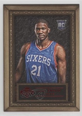 2014 Panini Court Kings Portraits Rookies Ruby 98/99 Joel Embiid Rookie RC zd8