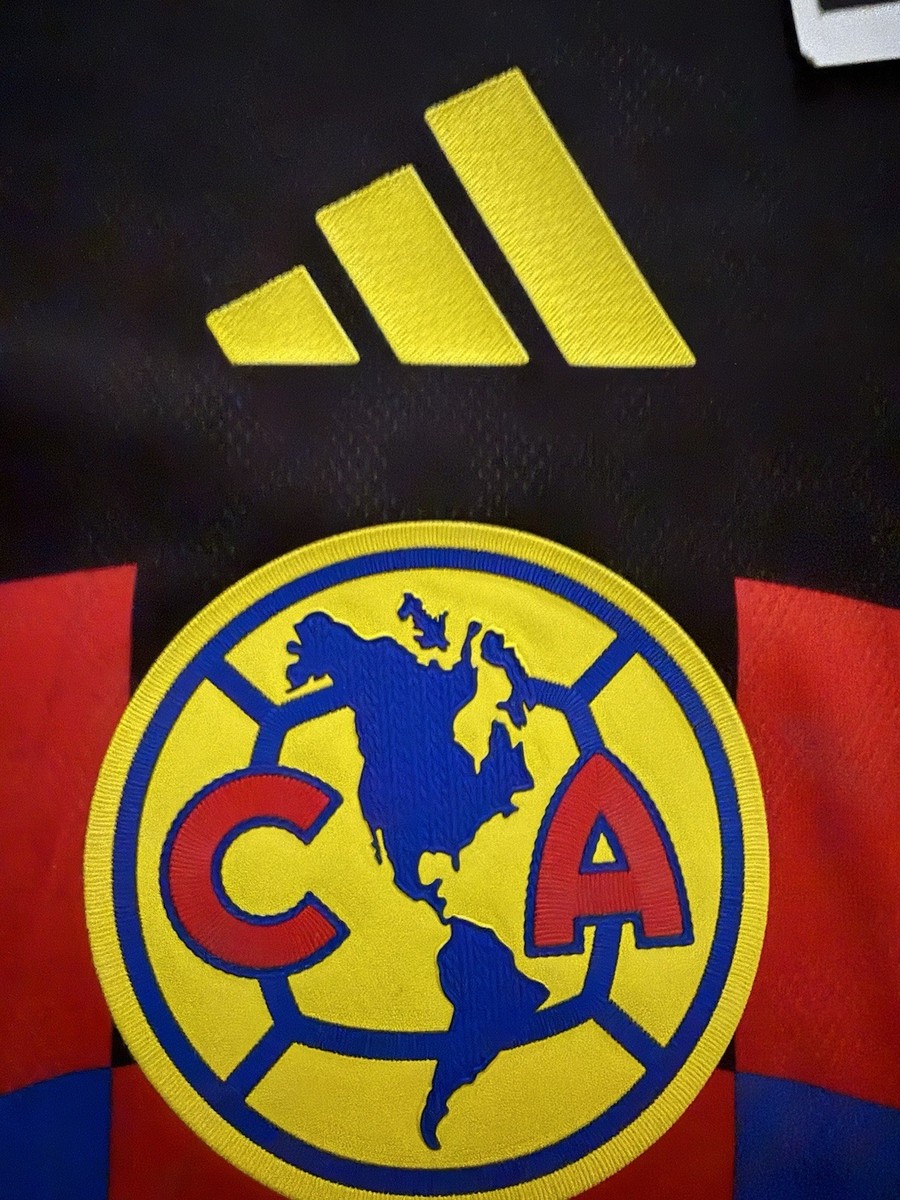 Club America adidas 2025/26 Home Authentic Jersey - Yellow - Size