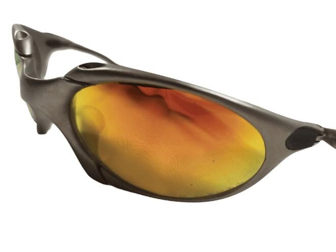 OAKLEY Romeo Sunglasses X-Metal Plasma Frame Fire Iridium Lenses