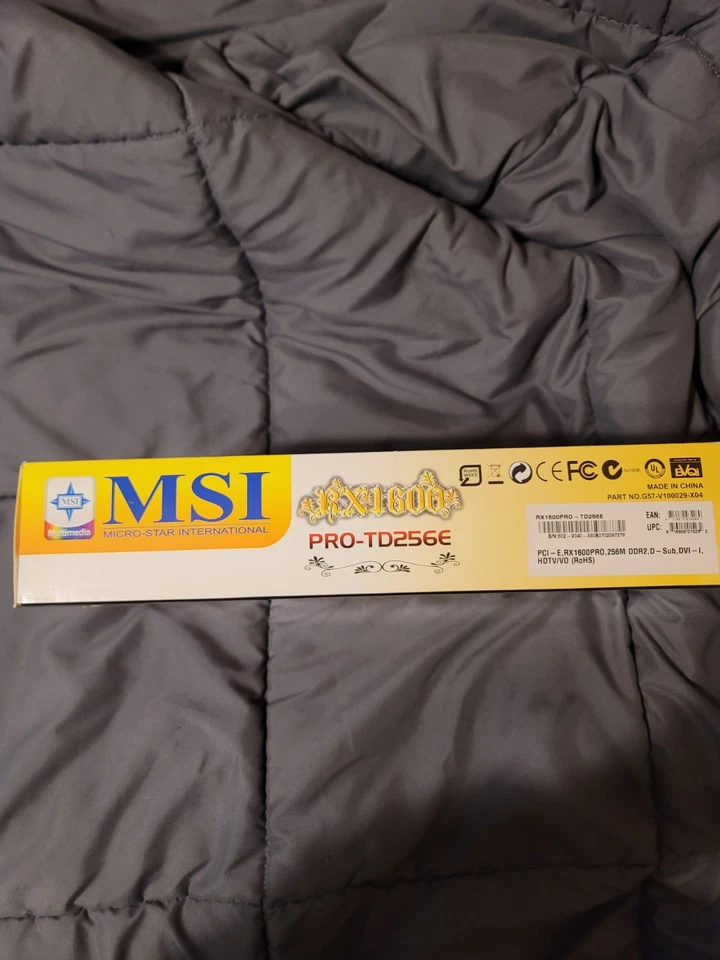 Graphics Card MSI ATI RADEON X1600 PRO 256MB G57 V100029-X04 PCIE - Image 3 of 4