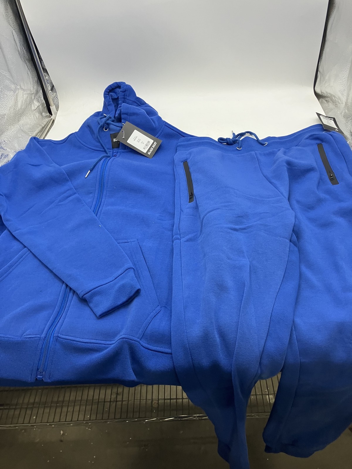 СПОРТИВНЫЙ КОСТЮМ BLAZE BEAT ИЗ 2 ПРЕДМЕТОВ - РАЗМЕР: СРЕДНИЙ- СИНИЙ - HR24005