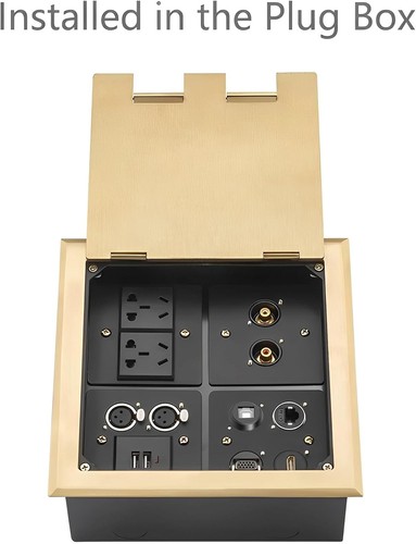 Adaptador de montaje en panel B a A - Conector hembra USB 2.0 sin soldadura, fijo roscado - Imagen 3 de 6