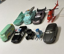 Disney Pixar Cars 1:55 Diecast Lot Flo Sheriff Mater Sally Fillmore Guido Lizzie