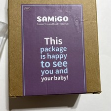 SAMiGO Baby Food Fruit Feeder and Breastmilk Popsicle Mold Set, Silicone Green